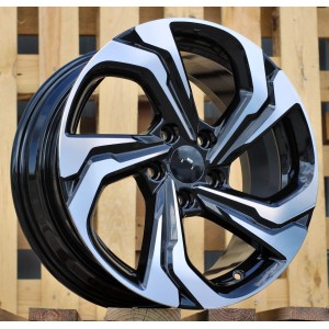 R17x7.5  5X114.3  ET  45  73.1  D2019  Black Polished (MB)  For RACIN  (Z2+Z6)