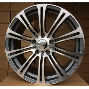 R17x7.5  5X120  ET  34  72.6  E568  (BK139)  Grey Polished (MG)  For BMW  (R)  ((AKC 75 Eur))