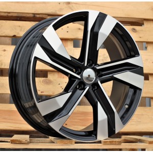 R18x7.5  5X108  ET  50.5  63.4  SF502  Black Polished (MB)  For VOLVO  (Z7)  (HYBRID FORGED)