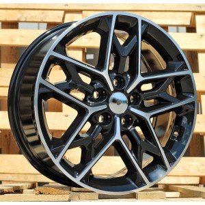 R18x7.5  5X114.3  ET  48  67.1  B5567  Black Polished (MB)  For KIA  (R)