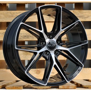 R18x8  5X110  ET  28  65.1  HX043  Black Polished (MB)  For HAXER  (K4)