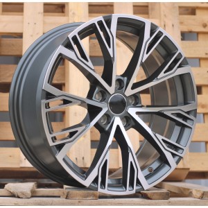 R18x8  5X112  ET  40  66.5  I5170  (H960F)  Grey Polished (MG)  For AUD  (Z3)  (HYBRID FORGED)