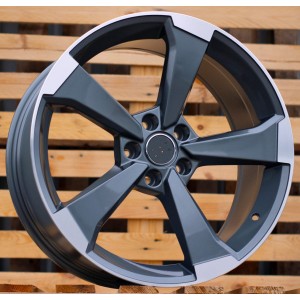 R18x8  5X112  ET  40  66.5  XE351  (IN5436)  Grey Polished (MG)  For AUD  (Z5+Z3)