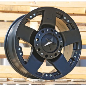 R18x9  5X139.7/150  ET  M12  110.1  A5187  Black Matt (BM)  For 4X4  (Z1)