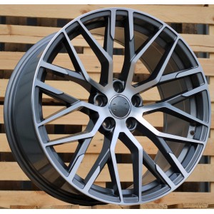 R19x8.5  5X112  ET  40  66.5  XFE30  (FBX342)  Grey Polished (MG)  For AUD  (A+Z6)  (HYBRID FORGED)