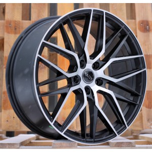 R19x8.5  5X114.3  ET  40  73.1  HX035  (B5902)  Black Polished Half Matt (MBHM)  For HAXER  (P2+K4)