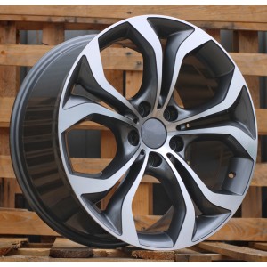 R19x9  5X120  ET  48  74.1  BY117  Grey Polished (MG)  For BMW  (P)  (X5)