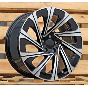 R19x9.5  5X112  ET  51  66.6  H3141F  Black Polished (MB)  For MER  (K7)  (HYBRID FORGED New E class Rear+Front)