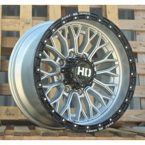 R20x10  8X180  ET  0  124.3  D1973  Silver+Black (SIBL)  For 4X4  (K3)