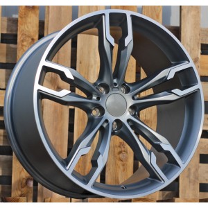 R20x8.5  5X112  ET  27  66.6  XE169  Grey Polished Half Matt (MGHM)  For BMW  (P)  (Rear+Front)