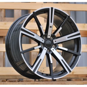 R20x8.5  5X112  ET  26  66.6  YF1156  Black Polished (MB)  For BMW  (K7+Z5)  (HYBRID FORGED Rear+Front)