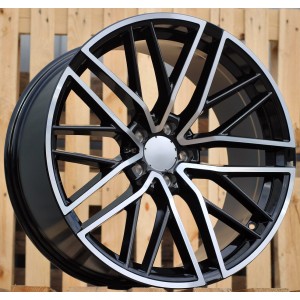R20x8.5  5X112  ET  40  66.6  FE248  Black Polished (MB)  For MER  (Z5+Z6)  (GLC Class Coupe (Front))