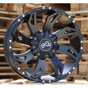 R20x9  12X135/139  ET  0  110.1  A8075  Black Matt (BM)  For 4X4  (P)  (Milling)