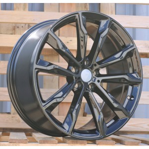 R20x9.5  5X112  ET  43  66.6  H3263F  Black (BL)  For BMW  (Z6)  ((X3) HYBRID FORGED (Rear+Front))