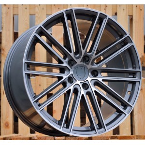 R21x11.5  5X130  ET  60  71.6  B1271  Grey Polished (MG)  For PORCH  (P)  (Rear+Front)