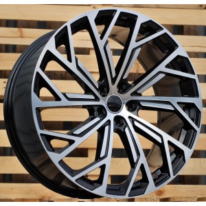 R21x9  5X112  ET  37  66.5  I0337  (Y0081)  Black Polished (MB)  For AUD  (P+K2)  (Audi A8)