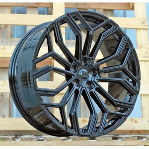 R22x10  5X120  ET  38  72.6  HF5225  Satin Black (SB)  For LAND  (Z5)  (HYBRID FORGED)