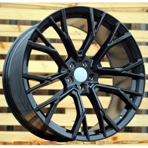 R22x10.5  5X112  ET  43  66.6  B5769  Black (BL)  For BMW  (K4)  (HYBRID FORGED Rear+Front)