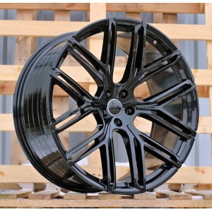 R23x10.5  5X112  ET  18  66.5  HF736  Gloss Black (GB)  For AUD  (P2)  (HYBRID FORGED)