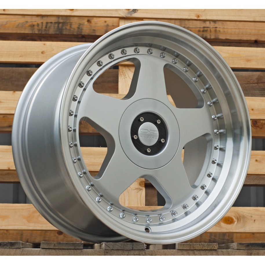 R17x9  10X112/120  ET  20  74.1  L2585  Silver+Polished Lip (SP)  For RACIN  (P1)  (OZ Style Rear+Front)