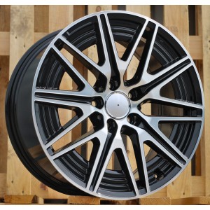 R18x7.5  5X112  ET  40  66.5  Y0102  Black Polished (MB)  For MER  (K2+K4)  (NEW Model C-Class (Front+Rear))