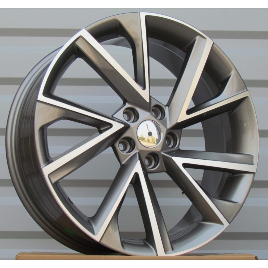 R18x7.5  5X112  ET  43  57.1  FE181  (IN0262)  Grey Polished (MG)  For SKODA  (K7+Z5+K8)