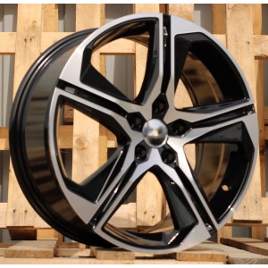 R18x7.5  5X112  ET  46  57.1  B5817  Black Polished (MB)  For SEAT  (L5)