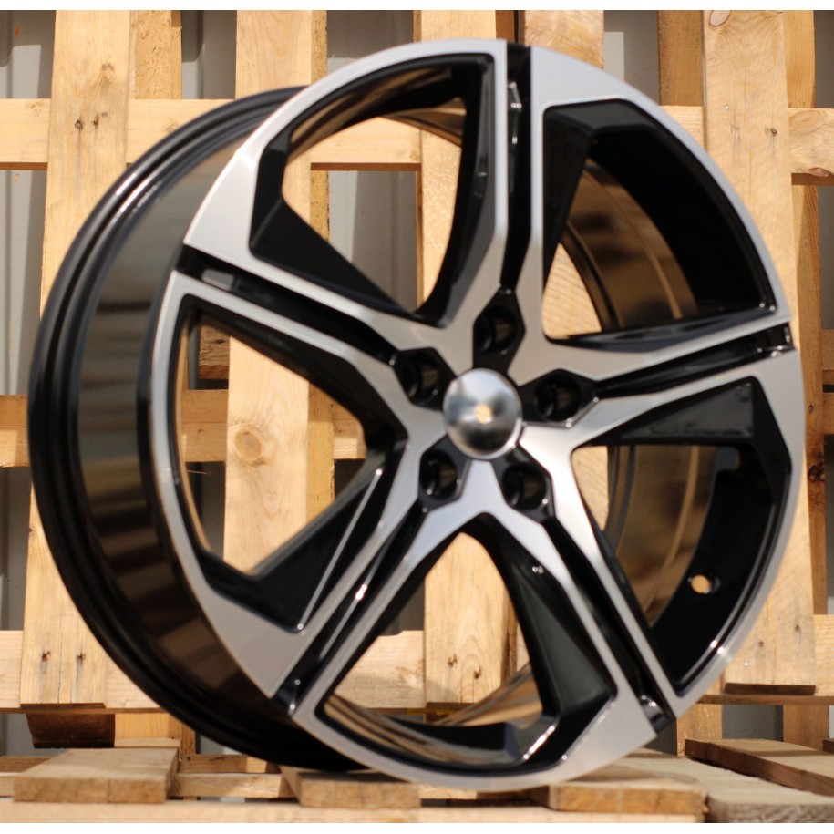 R18x7.5  5X112  ET  46  57.1  B5817  Black Polished (MB)  For SEAT  (L5)