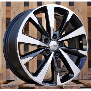 R18x7.5  5X112  ET  46  57.1  B5869  Black Polished (MB)  For SEAT  (K2+P)