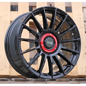 R18x8  5X108  ET  38  73.1  FF009  Gloss Black (GB)  For RACIN  (P1)  (HYBRID FORGED Style OZ)