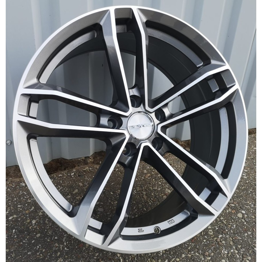 R18x8  5X100  ET  40  73.1  D5276  Grey Polished (MG)  For RACIN  (K4)  ((AKC 85 Eur) Style PDW)