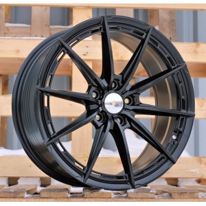 R18x8  5X108  ET  40  67.1  FBX414  Black Half Matt (BLHM)  For RACIN  (P2)  (HYBRID FORGED)