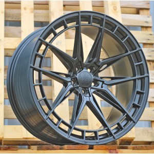 R18x8  5X108  ET  40  67.1  HX046F  Black Half Matt (BLHM)  For HAXER  (A)  (HYBRID FORGED)