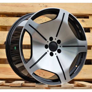 R18x8  5X112  ET  35  66.6  FBX035  Black Polished (MB)  For MER  (P2)  (HYBRID FORGED)