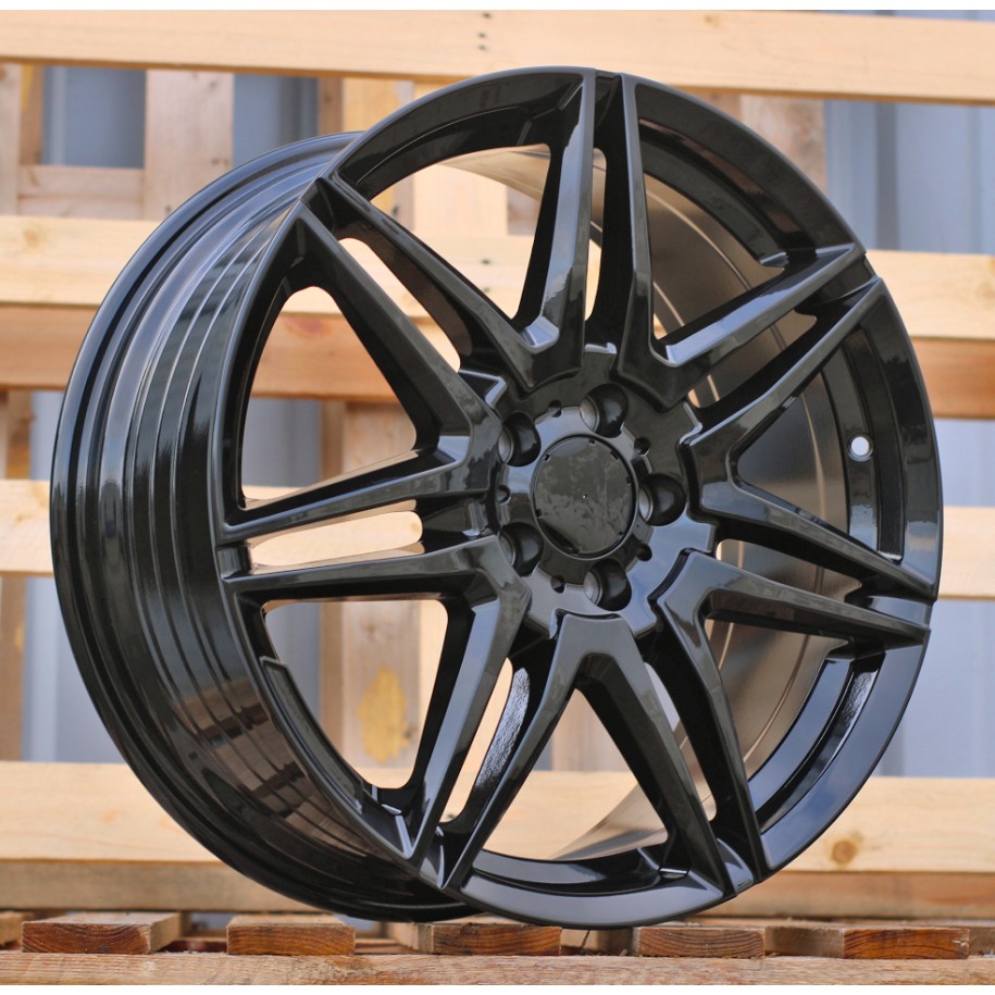 R18x8  5X112  ET  52  66.6  YF7075  Black (BL)  For MER  (Z7)  (HYBRID FORGED V-Class/Vito 1075kg)
