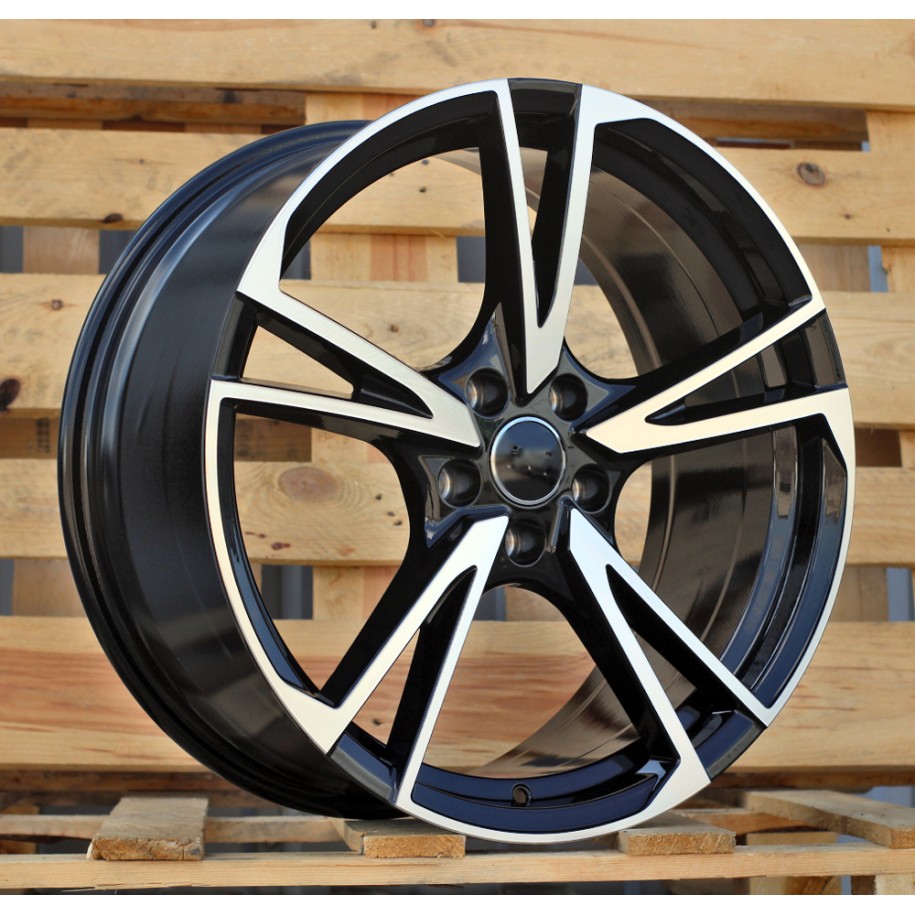 R19x8.5  5X112  ET  35  66.5  I5642  Black Polished (MB)  For AUD  (K8)  ((AKC 110 Eur))