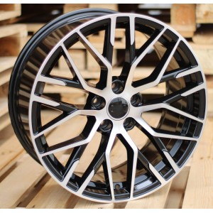 R19x8.5  5X112  ET  35  66.5  XFE30  (FBX342)  Black Polished (MB)  For AUD  (Z6)  (HYBRID FORGED)