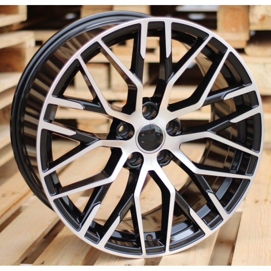 R19x8.5  5X112  ET  35  66.5  XFE30  (FBX342)  Black Polished (MB)  For AUD  (Z6)  (HYBRID FORGED)