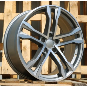R19x8.5  5X112  ET  35  66.6  D5520  Grey Polished Half Matt (MGHM)  For AUD  (K7)  ((AKC 110 Eur))