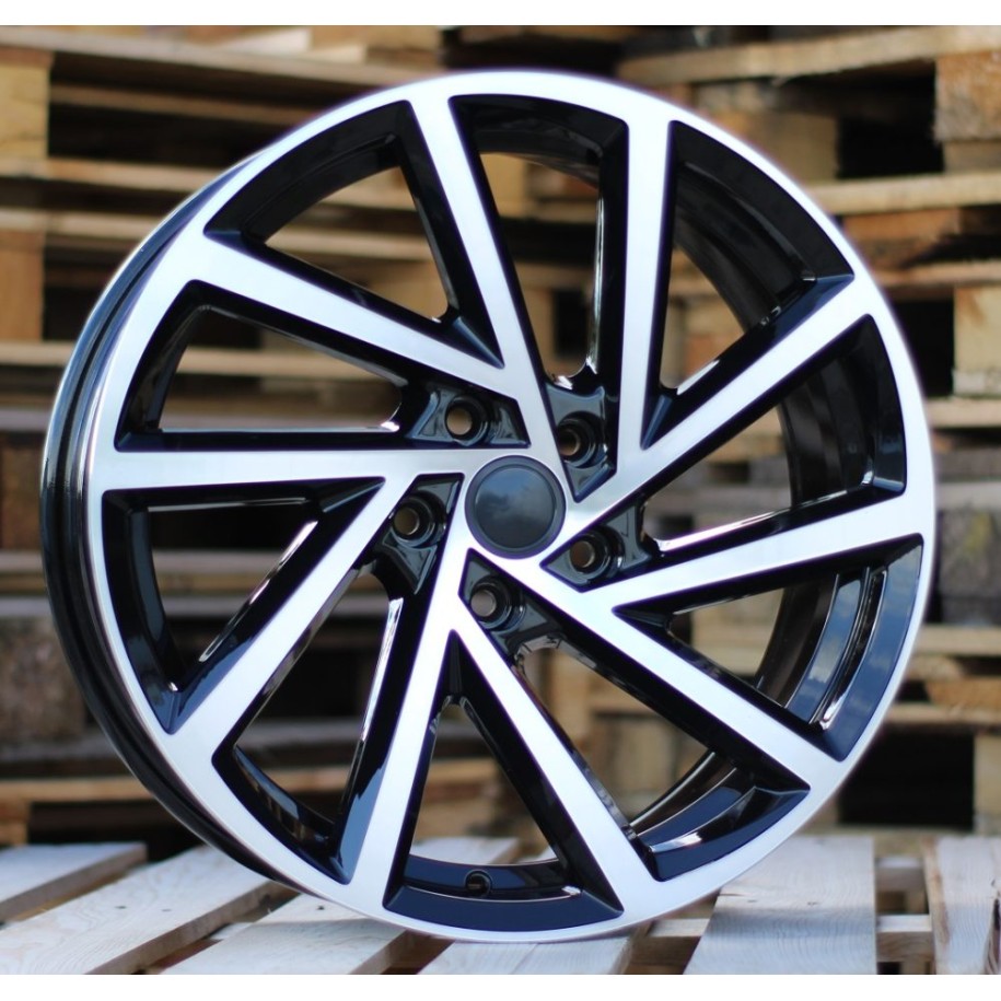 R19x8  5X112  ET  43  57.1  B5329  (IN1071)  Black Polished (MB)  For VW  (Z3)
