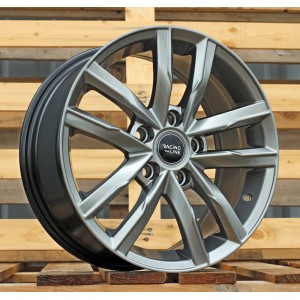 R16x7  5X112  ET  45  57.1  XFC61  (BK5182)  Hyper Black (HB)  For VW  (R+L2+K2+P)