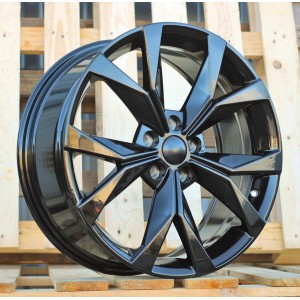 R18x7.5  5X114.3  ET  45  67.1  I5627  Black (BL)  For RACIN  (M)  ((AKC 90 Eur))