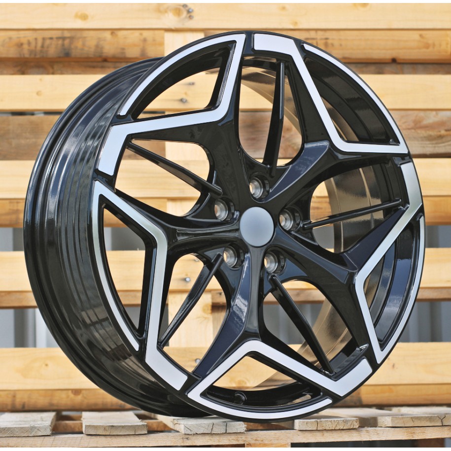 R19x7.5  5X108  ET  50  63.4  IN3635F  Black Polished (MB)  For FORD  (K7)  (HYBRID FORGED (Kuga, Puma))