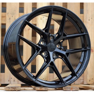 R19x8.5  5X120  ET  33  72.6  HX044  (IN6130)  Black (BL)  For HAXER  (K7)  (Rear+Front)