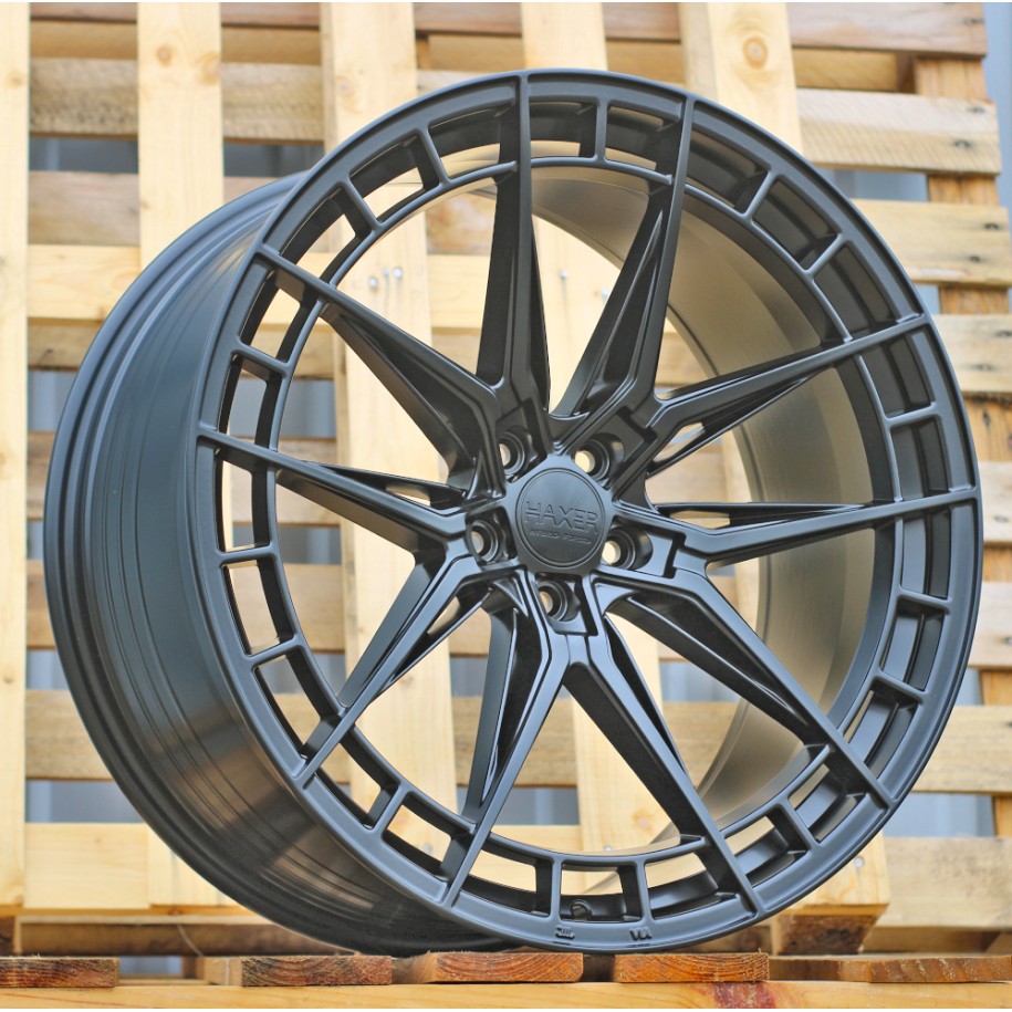 R19x8.5  5X120  ET  33  72.6  HX046F  Black Half Matt (BLHM)  For HAXER  (K8)  (HYBRID FORGED)