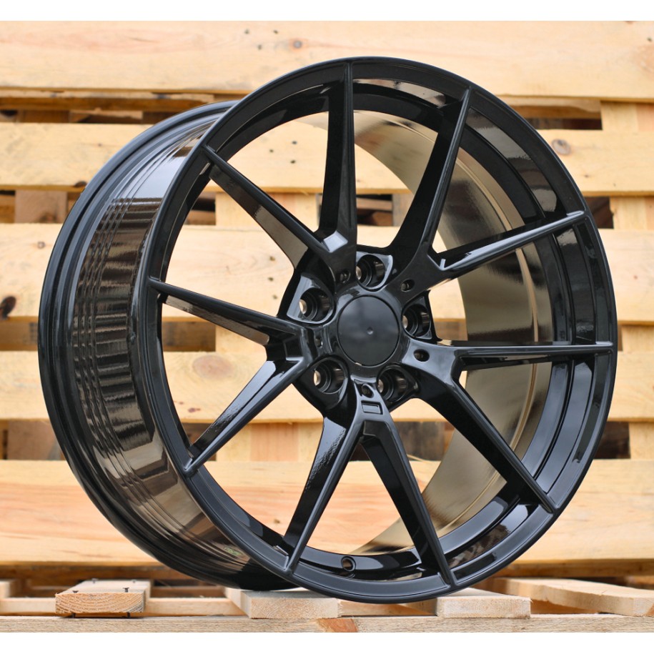 R19x9.5  5X120  ET  40  72.6  B1416  (FBX124)  Black (BL)  For BMW  (Z5+Z3+A)  (HYBRID FORGED Rear+Front)