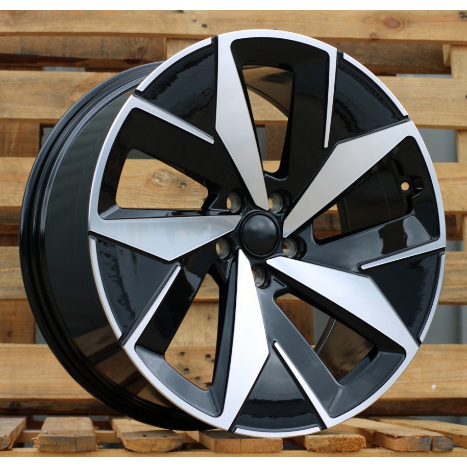 R20x9  5X112  ET  42  57.1  I5647  Black Polished (MB)  For VW  (Z5)  (ID.4/ID.5 (Rear))