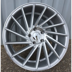 R20x9.5  5X120  ET  38  72.6  LU589  (M7L)  Machined Silver (MS)  For RACIN  (K7)  ((AKC 70 Eur)  Vossen Style (Left ))