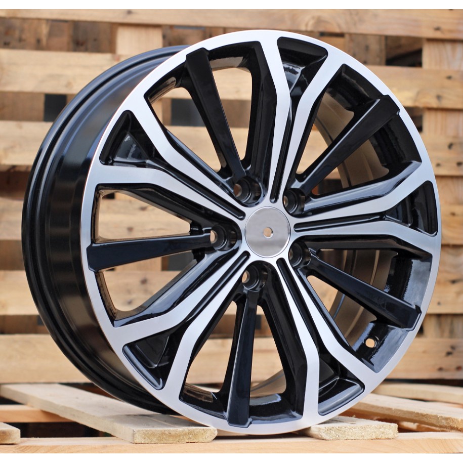 R17x7  5X108  ET  46  65.1  BK591  Black Polished (MB)  For PEUG  (P)