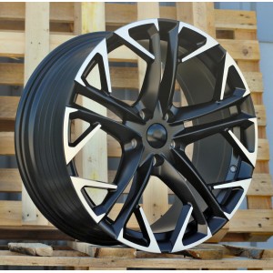 R18x8  5X112  ET  38  57.1  YF5719  Black Polished Half Matt (MBHM)  For CUPRA  (Z5)  ((AKC 100 Eur)HYBRID FORGED)